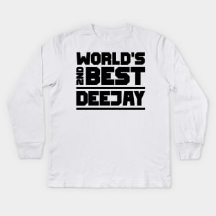 2nd best deejay Kids Long Sleeve T-Shirt